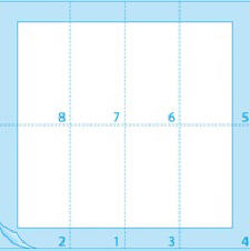 2-ply 33x33cm novafold