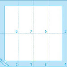 3-ply 33x33cm 1/8 novafold